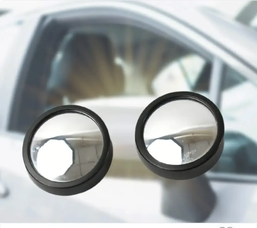 Car Blind Spot Mirror - Hd Glass, Convex & Frameless (2Pcs Set)